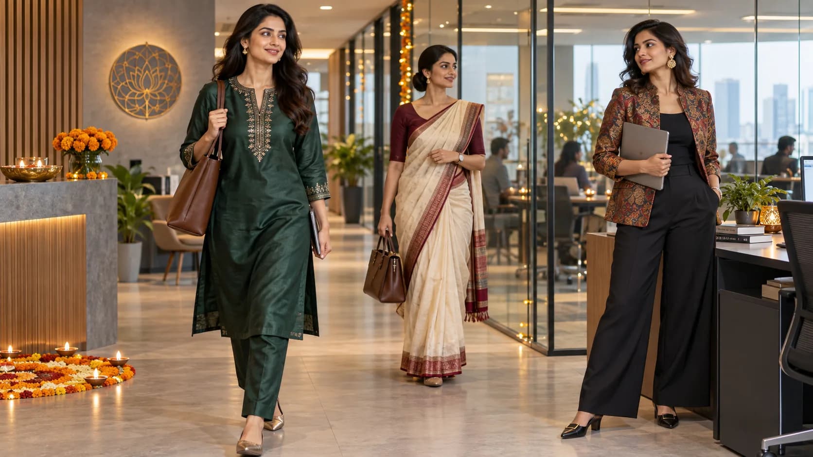 9 Festive Office Wear Ideas for Women in India