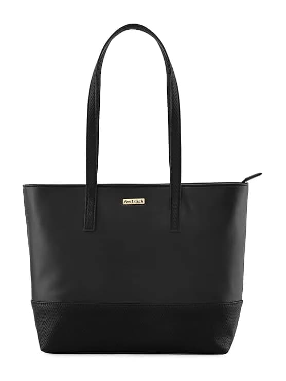 Black Work Tote Bag for Women