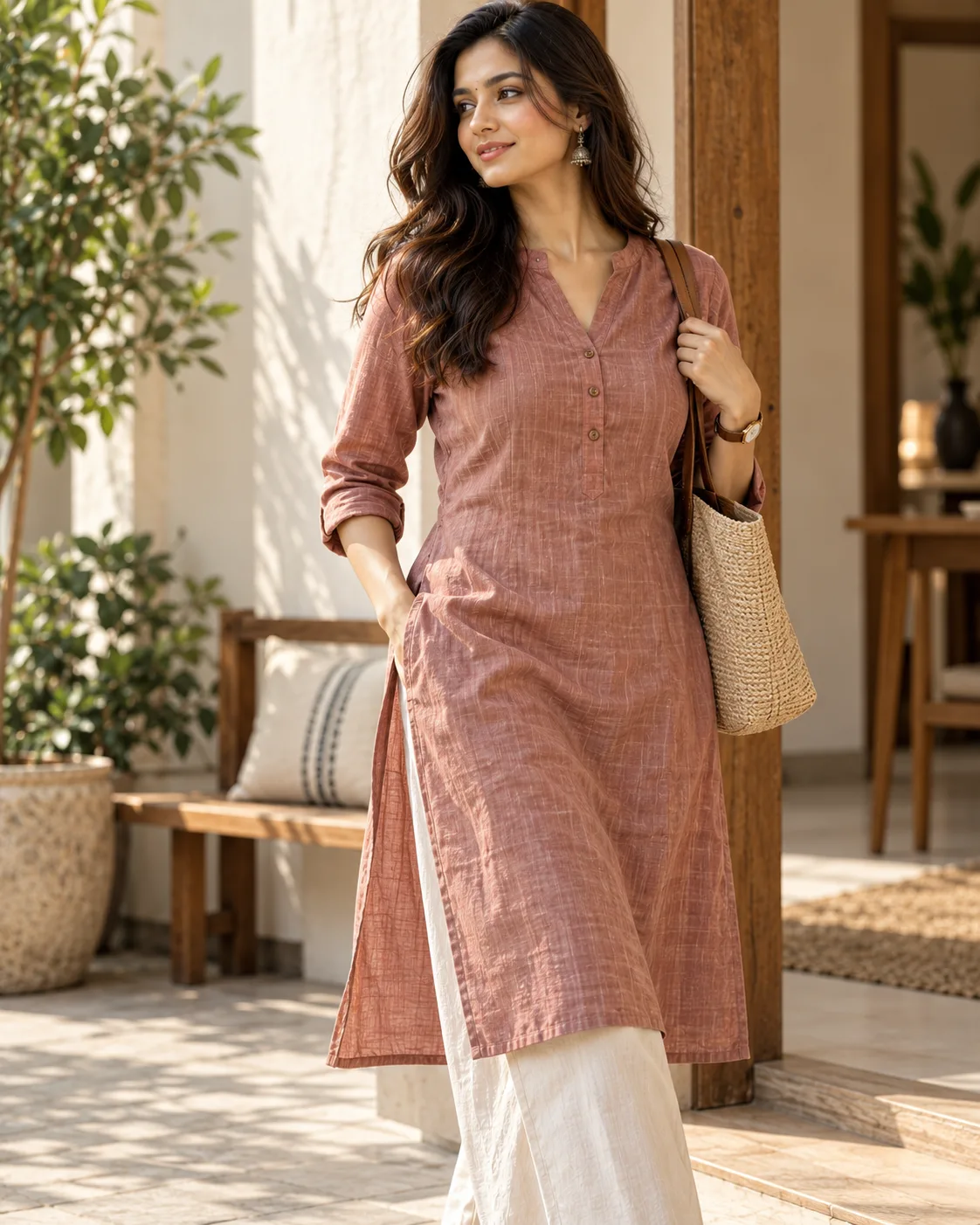 Linen and Handloom Kurtas