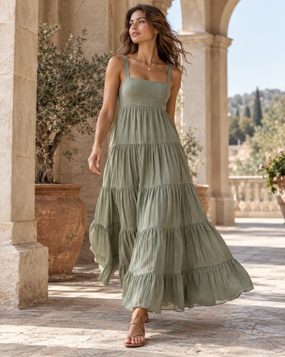 tiered dress