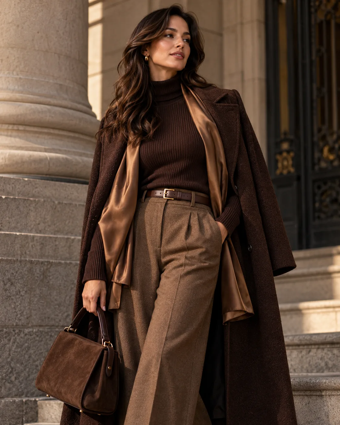 Chocolate Brown Monochrome