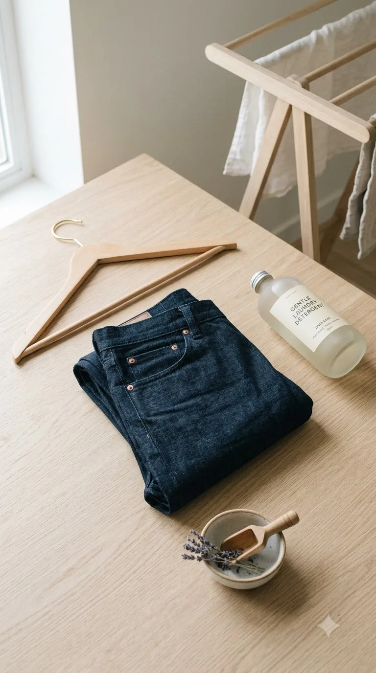 Dark denim care