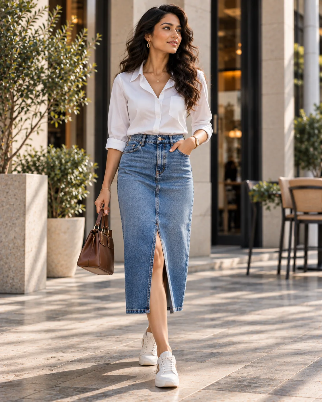 Denim Skirt
