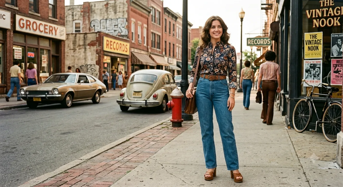 Retro%2520Blouse%2520With%2520Straight Leg%2520Jeans