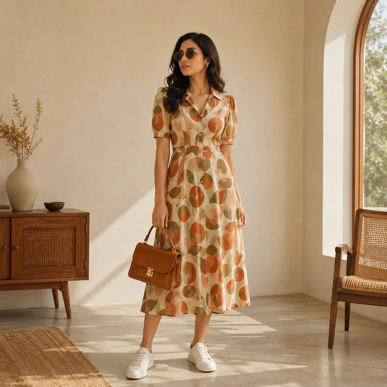 Retro%2520Print%2520Dress%2520With%2520Modern%2520Shoes
